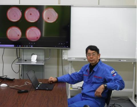 執筆者　リックス(株)今泉氏の写真