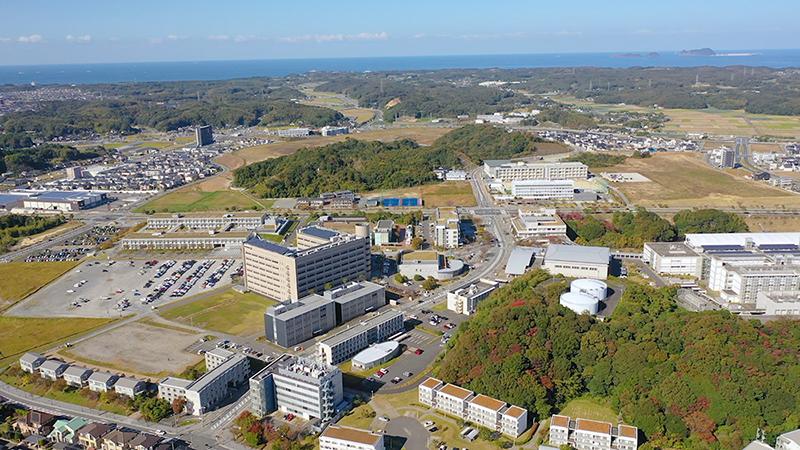 北九州学術研究都市の空撮画像