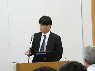 株式会社大石物産発表の様子