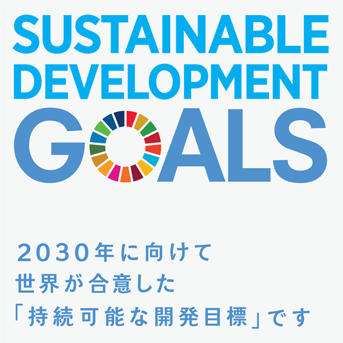 Sustainable Development Goals　2030年に向けて世界が合意した「持続可能な開発目標」です